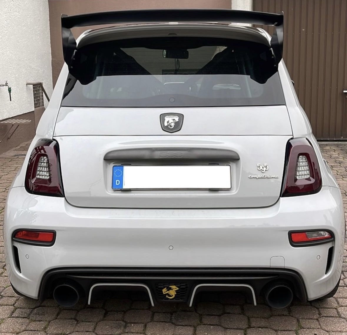 ART.10649 PARAURTI  POSTERIORI ADATTO  PER Fiat 500 ab 2007-2025
