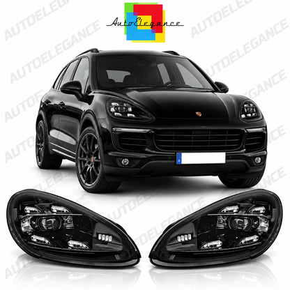 ART.4907  Fari Anteriori adatto  per Porsche Cayenne 2010-2015