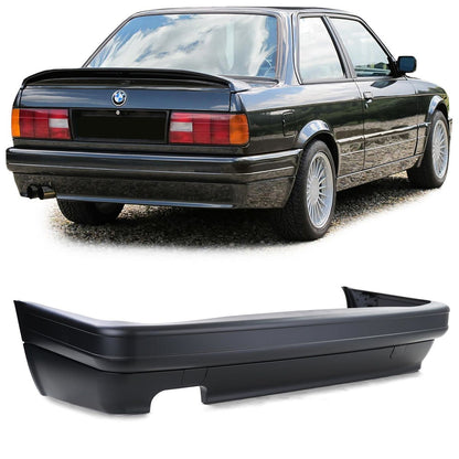 PARAURTI POSTERIORE PER SERIE 3 E30 1982-1990 LOOK MTECH 2 - GREZZO