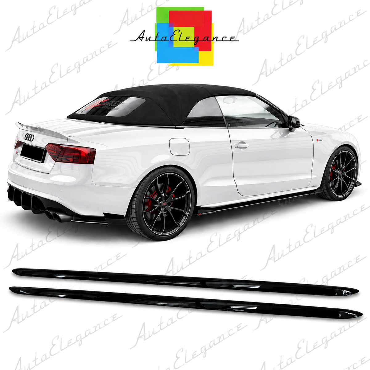 💕ART.0475 Minigonne nero lucido adatto per   A5  LOOK SLINE💕