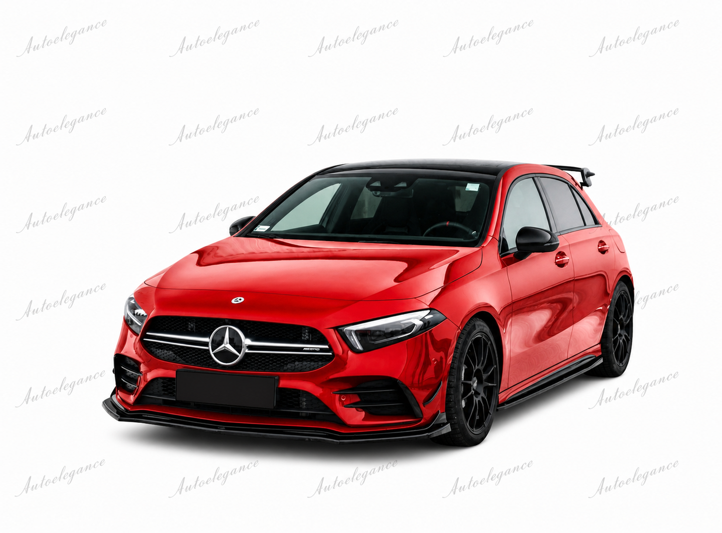 🔥ART.0034 MINIGONNE LATERALI SOTTOPORTA ABS MERCEDES A W177 NERO LUCIDO🔥