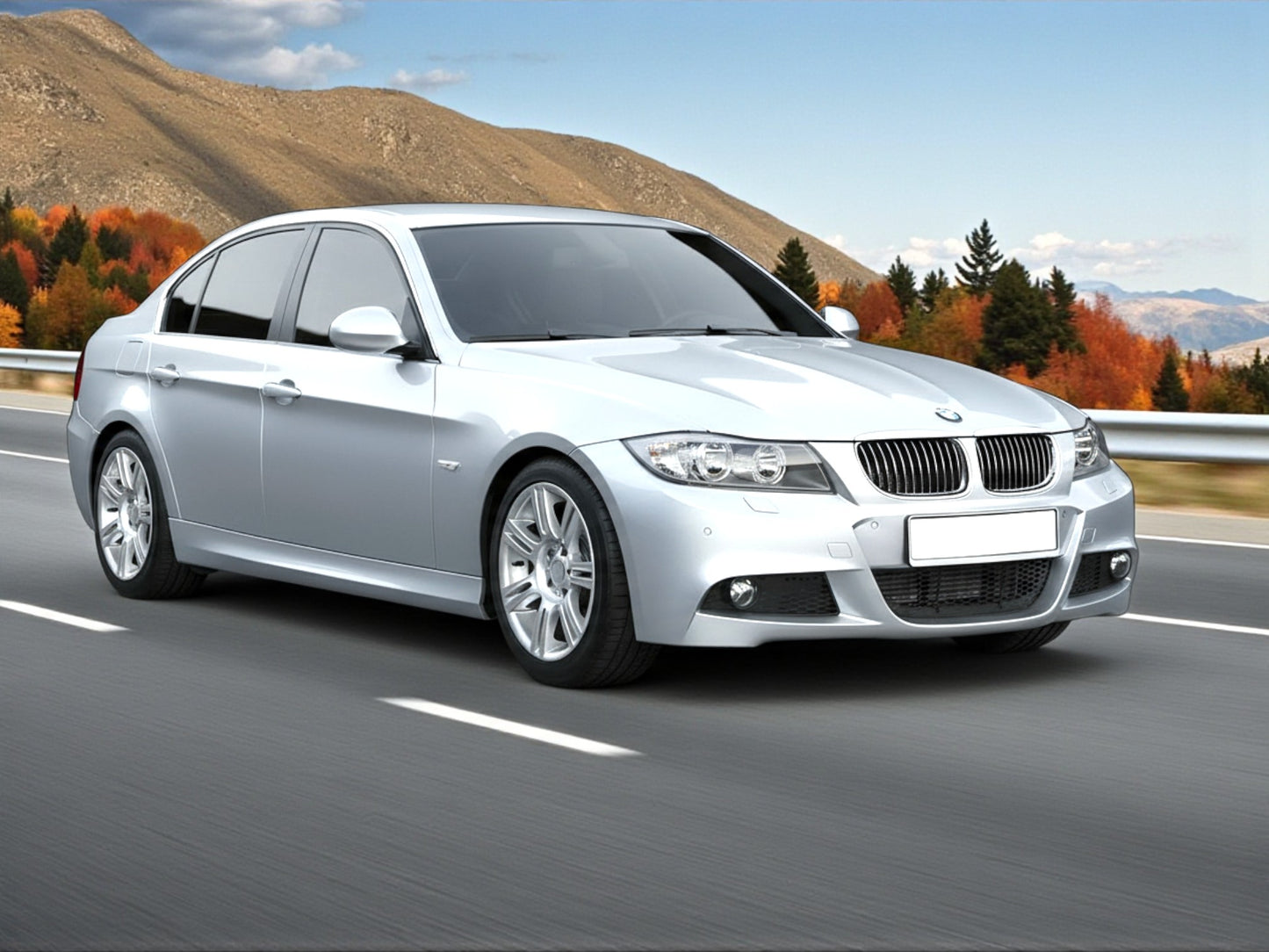 💥ART.4308 Paraurti Anteriore adatto per BMW E90/E91 09-11 LOOK M3💥