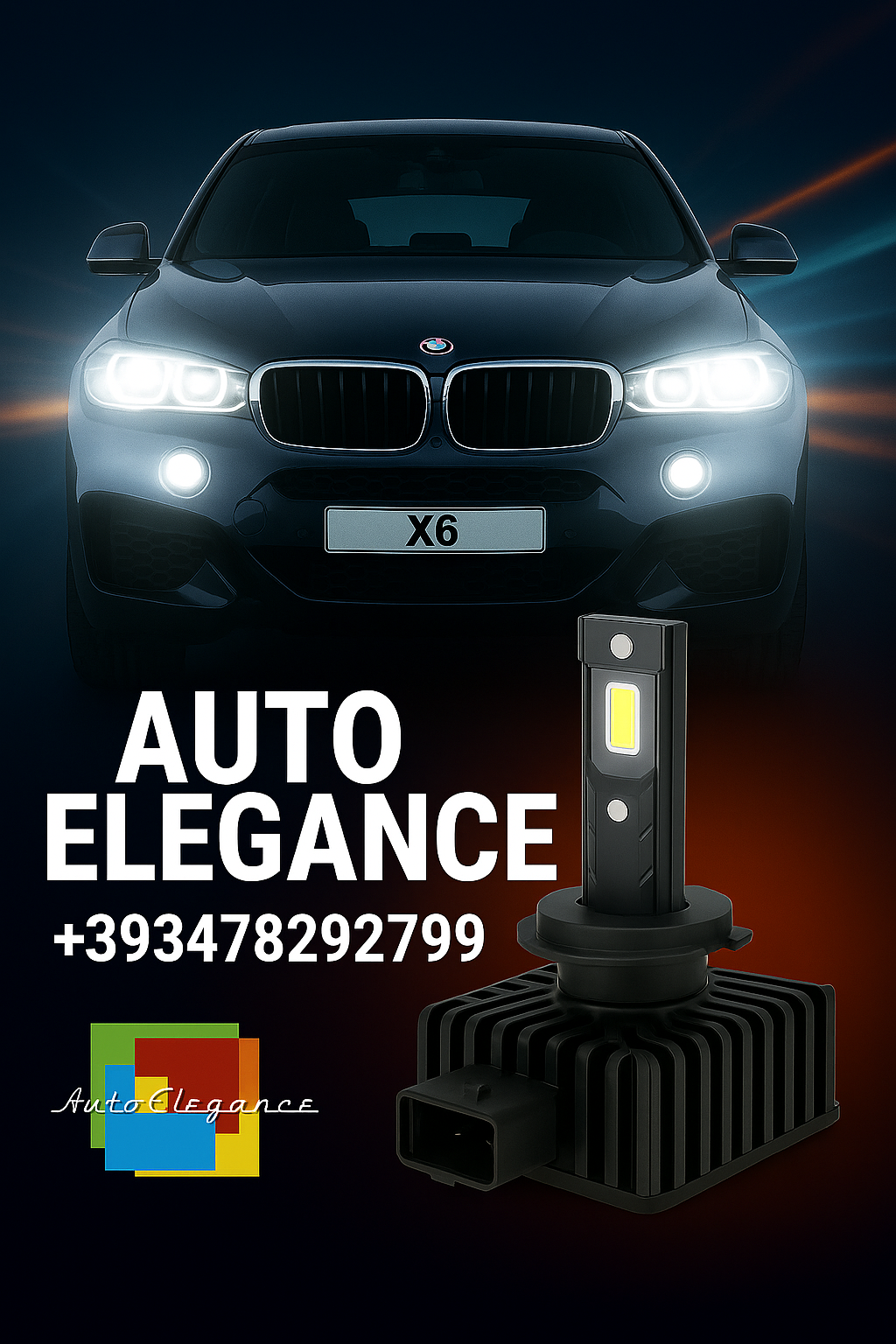 💕COPPIA LAMPADE D1S LED DA XENON A LED PER BMW X6 F16💕