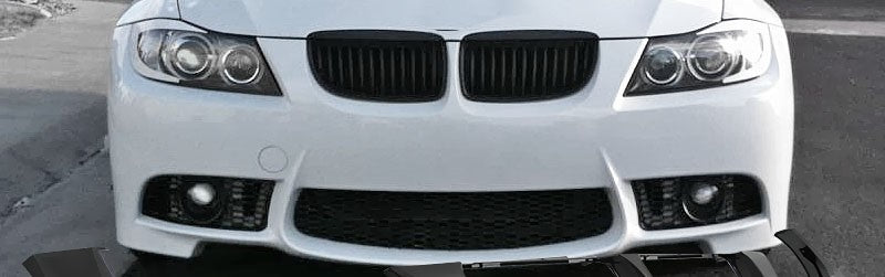 💥ART.4295 Paraurti Anteriore adatto per BMW E90 05-08 LOOK M3💥