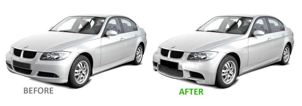 💥ART.4295 Paraurti Anteriore adatto per BMW E90 05-08 LOOK M3💥