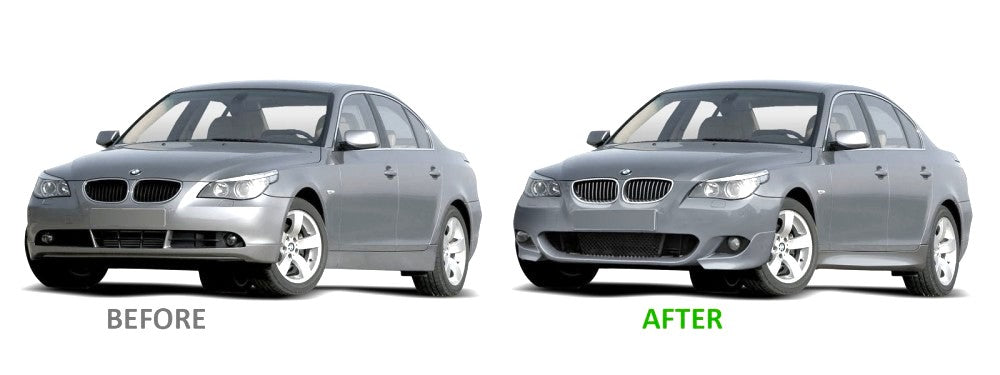 💥ART.4344 Paraurti Anteriore adatto per BMW E60/E61 07-10 LOOK M5💥