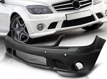💥ART.4296 Paraurti Anteriore adatto per MERCEDES W204 07-10 LOOK AMG💥