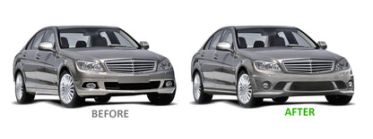 💥ART.4296 Paraurti Anteriore adatto per MERCEDES W204 07-10 LOOK AMG💥