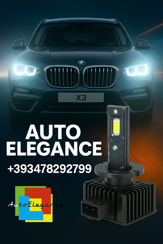 💕COPPIA LAMPADE D1S LED DA XENON A LED PER  BMW X3 F25 6000K BIANCO💕