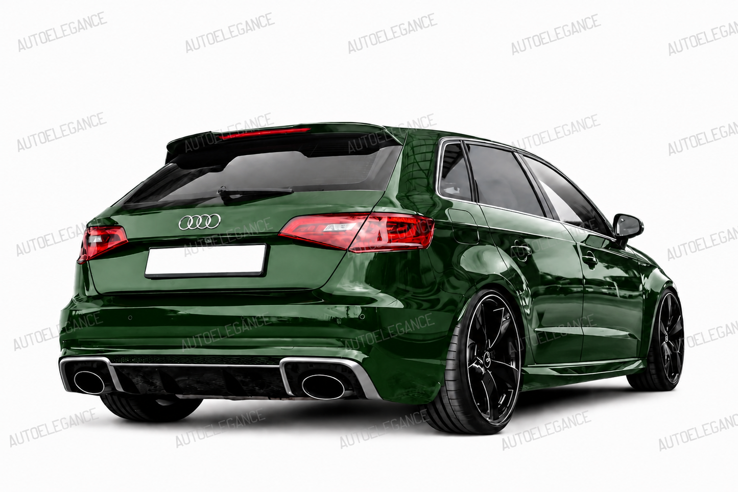 💫Diffusore Sotto Paraurti RS3 Nero Lucido per Audi A3 8V 2012-2016💫