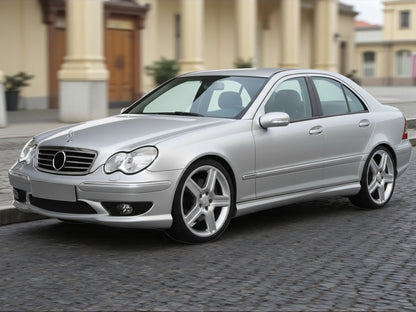 💥ART.4395 Paraurti Anteriore adatto per MERCEDES W203 00-04 LOOK AMG💥