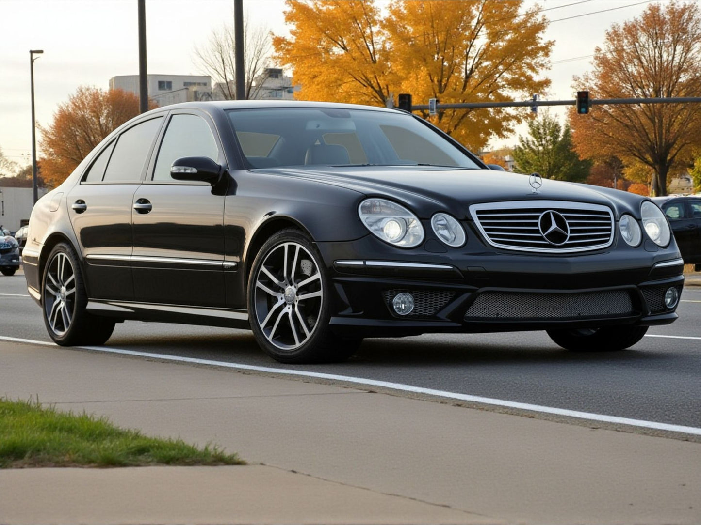 ART.4402 PARAURTI ANTERIORI  MERCEDES CLASSE E W211 06-09