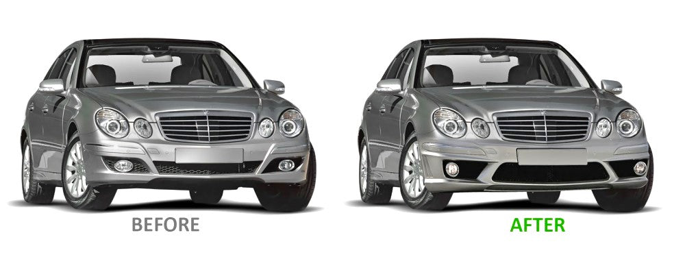 ART.4402 PARAURTI ANTERIORI  MERCEDES CLASSE E W211 06-09