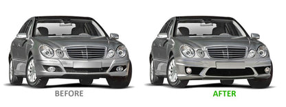 ART.4402 PARAURTI ANTERIORI  MERCEDES CLASSE E W211 06-09