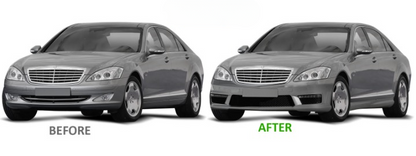 💫ART.7799 Paraurti Anteriore AMG LOOK per MERCEDES W221 2005-2013💫
