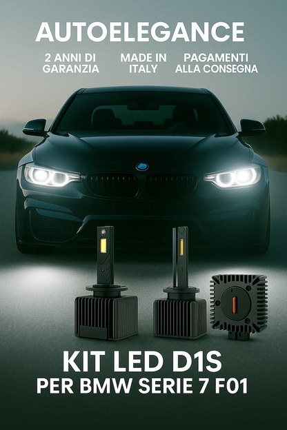 ⭐KIT XENON D1S 6000K ANABBAGLIANTI PER BMW SERIE 7 F01 – LUCE BIANCA POTENTE⭐