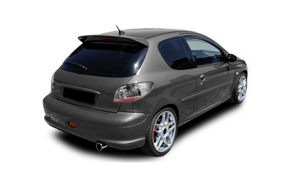💫ART.4492 Fanali Posteriori con Vetro Trasparente Cromato per Peugeot 206💫