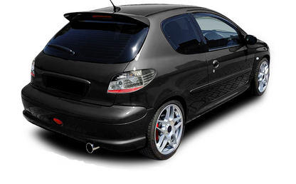 💫ART.4490 Fanali Posteriori in Vetro Trasparente Nero per Peugeot 206 98-09💫