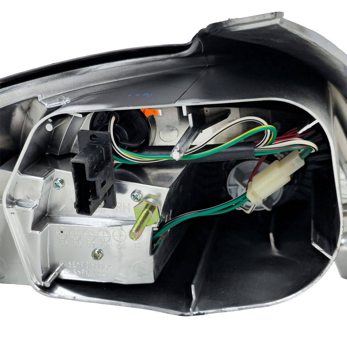 💫ART.4490 Fanali Posteriori in Vetro Trasparente Nero per Peugeot 206 98-09💫