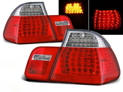 💫ART.6481 Fanali posteriori LED rosso bianco adatti per BMW 3 E46 09.2001-03.2005💫