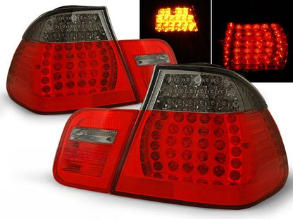 💫ART.6482 Fanali posteriori LED rosso fume adatti per BMW 3 E46 09.2001-03.2005💫