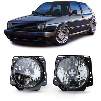 Fari Black Smoke Iron Cross VW Golf 2 1983-1991