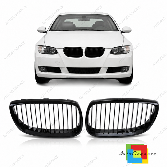 👉Griglia anteriore lucida nera adatta per BMW Serie 3 E92 E93 2005-2010👈