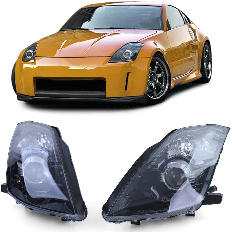 ART.4021  Fari nero per Nissan 350Z Z33 02-09