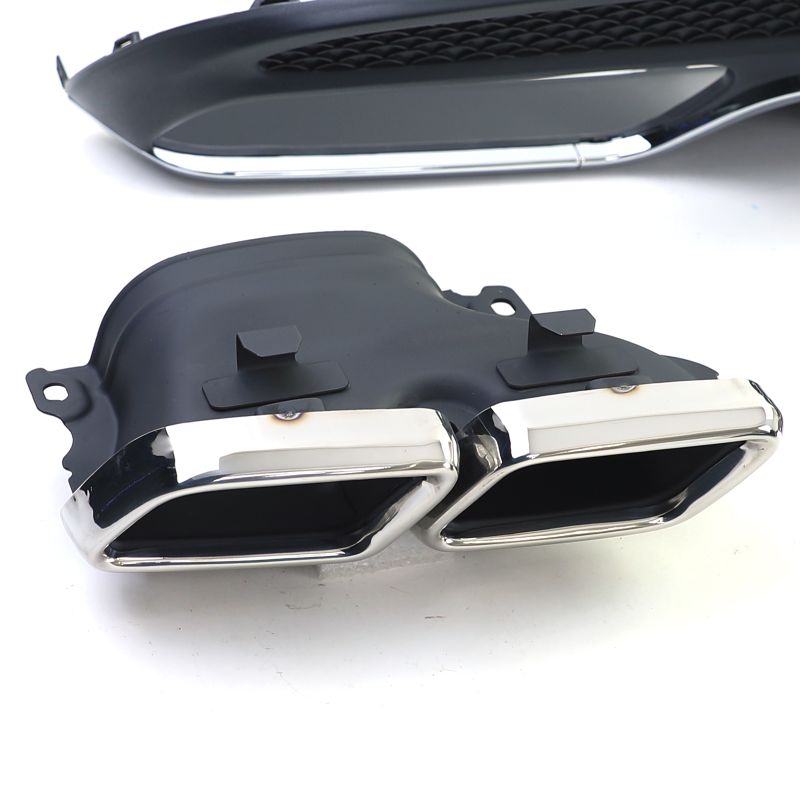 Diffusore Posteriore Sport Nero Mercedes C W205 AMG Line 2013-2018
