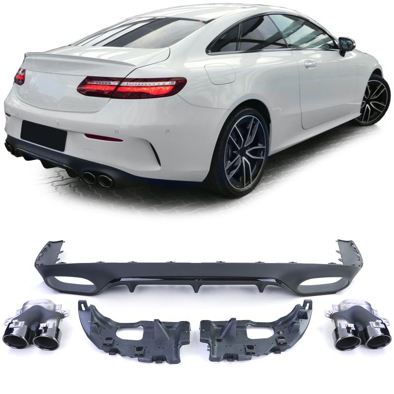 Diffusore Posteriore 4 Terminali Mercedes E C238 AMG Line dal 2016