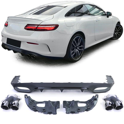 Diffusore Posteriore 4 Terminali Mercedes E C238 AMG Line dal 2016