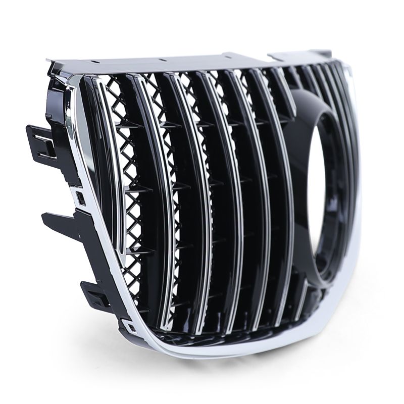 Griglia Anteriore Sport Performance Nero Lucido con Barre Cromate per Mercedes C