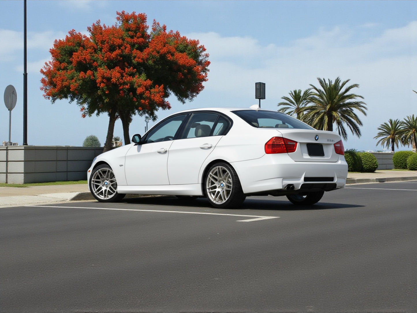 💥ART.4236 Paraurti Posteriore adatto per BMW E90 05-11 LOOK M3💥