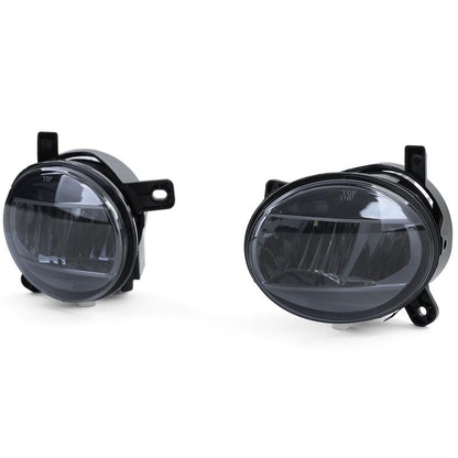 Coppia Fendinebbia LED Cristallo Nero Smoke per Audi e Seat