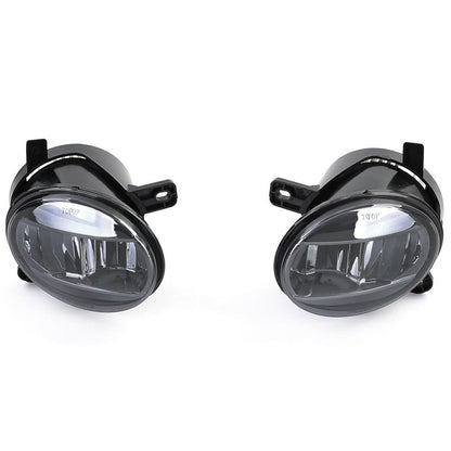 Coppia Fendinebbia LED Cristallo Nero Smoke per Audi e Seat