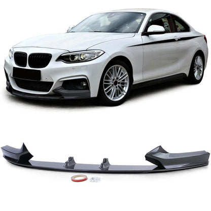 Spoiler Lip Anteriore Carbon Look BMW Serie 2 F22 F23 M-Paket 2013-2021