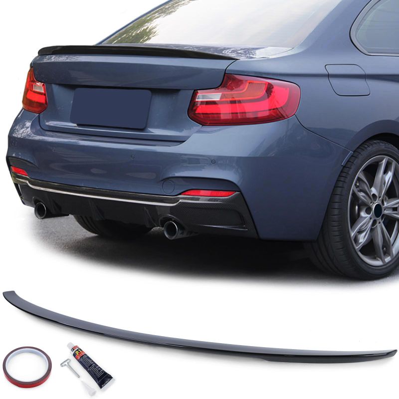Spoiler Posteriore Sport Nero Lucido BMW Serie 2 F22 F23 2014-2021 ABE