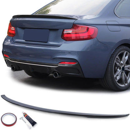 Spoiler Posteriore Sport Nero Lucido BMW Serie 2 F22 F23 2014-2021 ABE