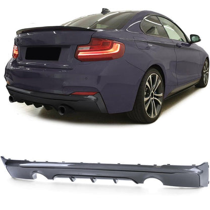 Diffusore Posteriore Performance Carbon Look per BMW Serie 2 F22/F23