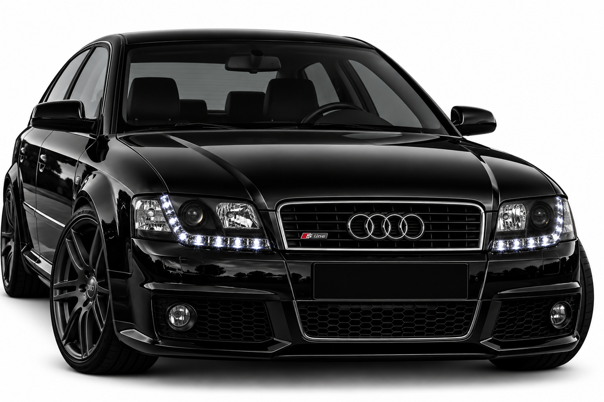 💕ART.10636 FARI ANTERIORI ADATTO PER AUDI A4 10.00-10.04💕