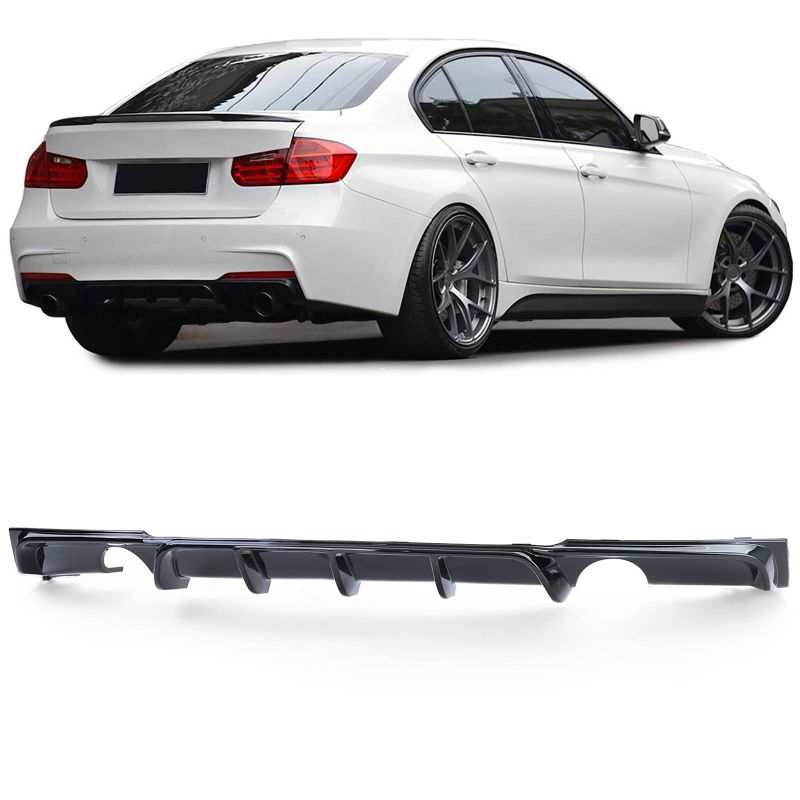 Diffusore Posteriore Performance Look Nero Lucido per BMW Serie 3 F30/F31