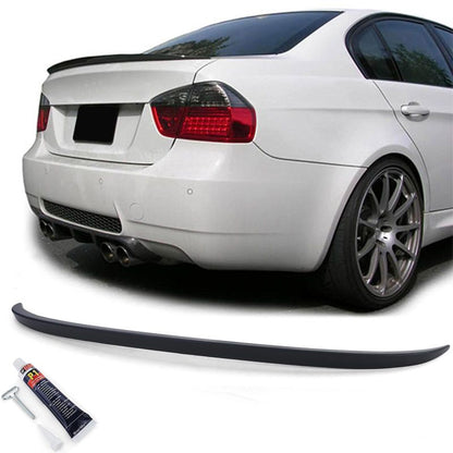Spoiler Posteriore Performance Nero Grezzo per BMW Serie 3 E90 Berlina