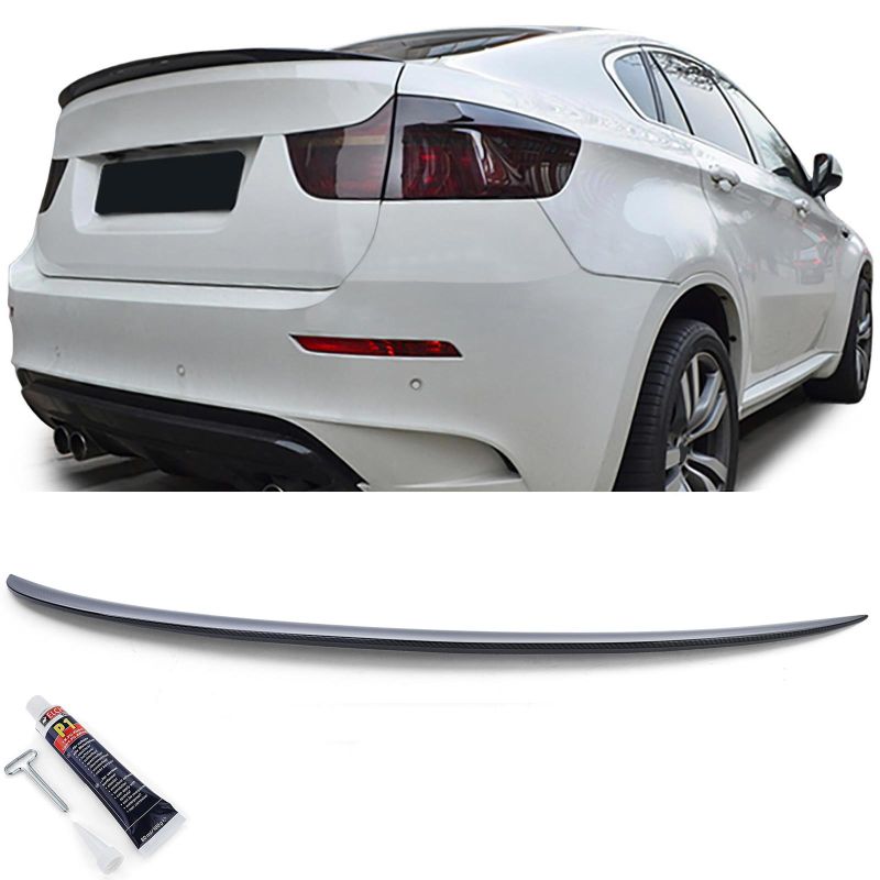Spoiler Posteriore Performance Carbon Look per BMW X6 E71 (2008–2014)