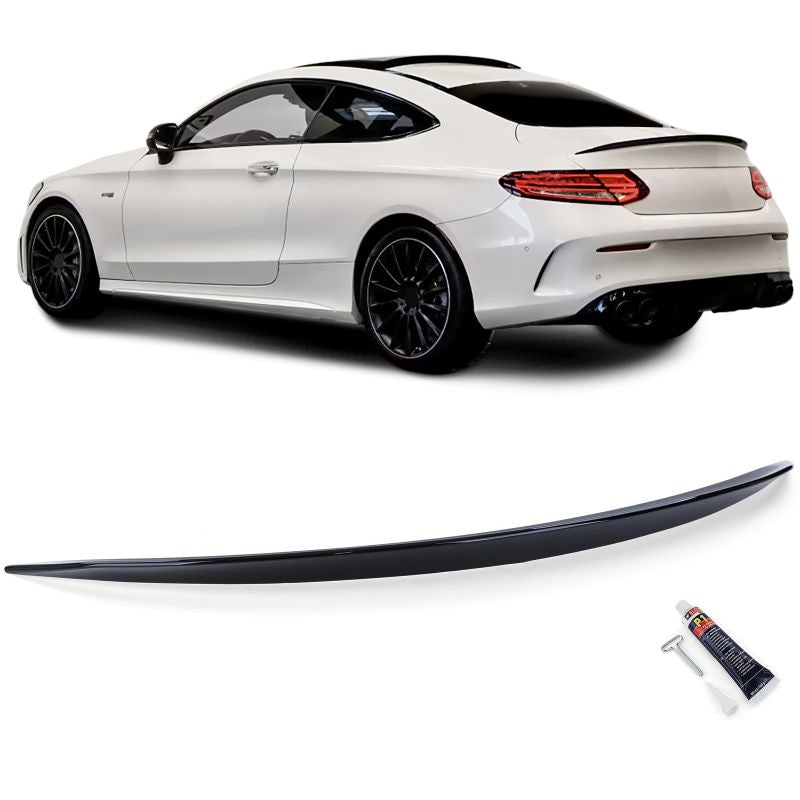 Spoiler Lip Nero Mercedes C Coupé C205 2015-22 ABE