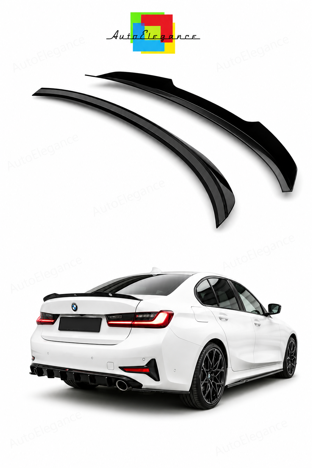 💕Spoiler   adatto per  BMW 3 G20  nero lucido 💕