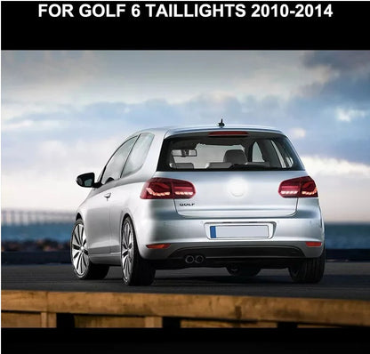 💎FANALI POSTERIORI ADATTI PER VW GOLF VI 2009-2013 NERO💎
