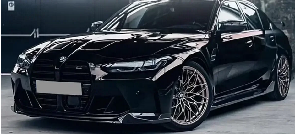 💕ART.7957 SPLITTER BMW G80 M3 G82 G83 M4 2021+ NERO LUCIDO   💕