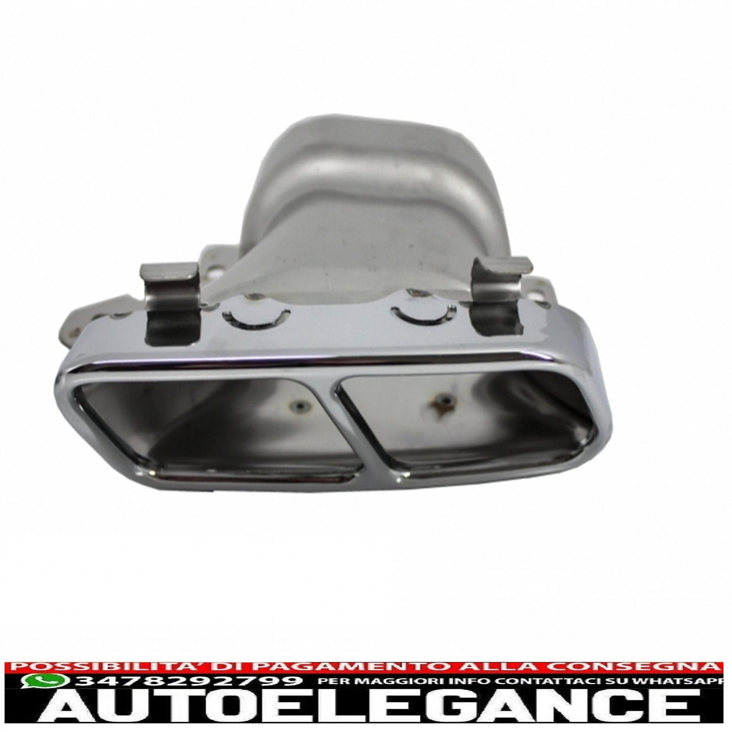 Exhaust muffler tips suitable for mercedes a class w176 (2012-2018) cla w117 c117 (2012-2018) a45 cla45 design