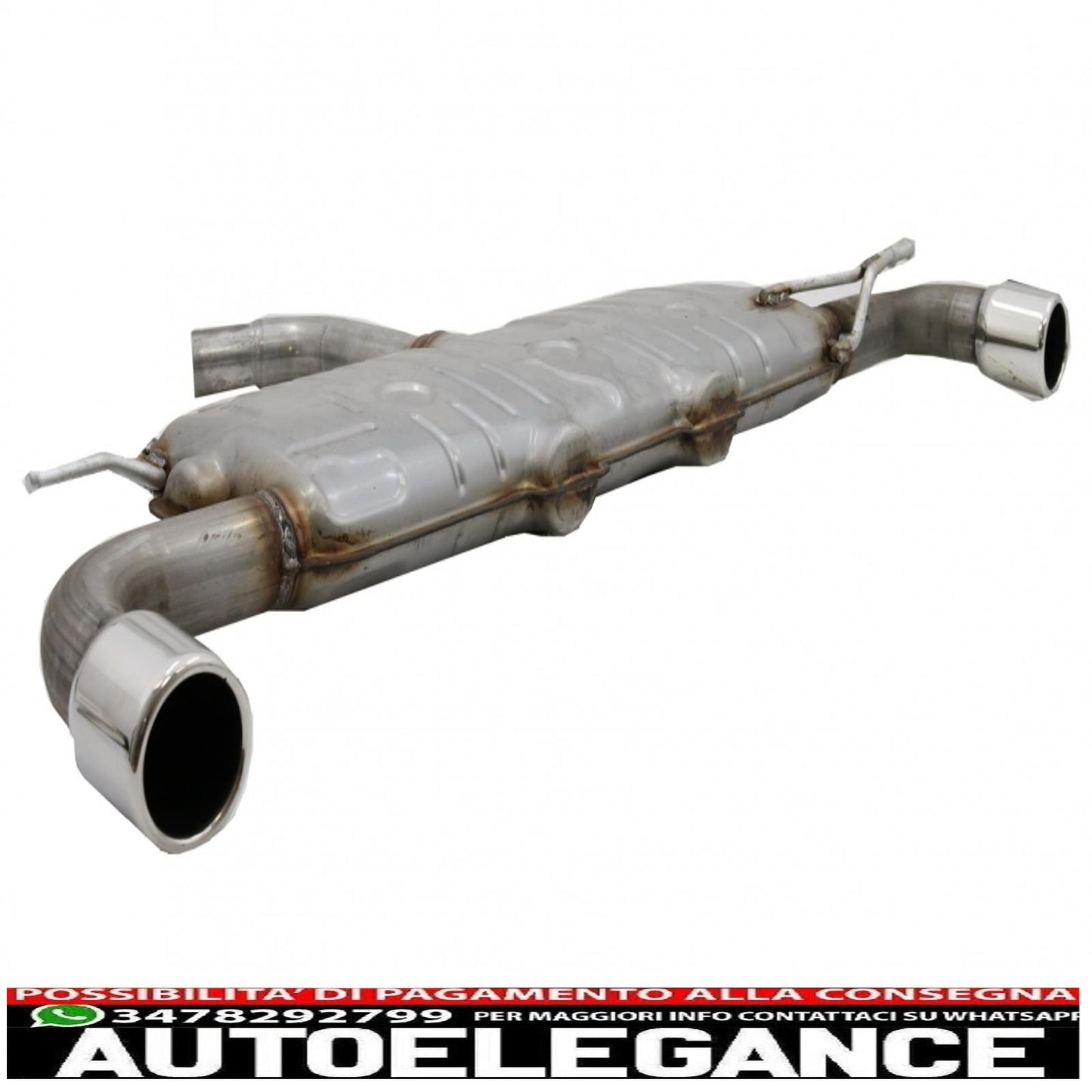 exhaust system suitable for vw golf 5 (2003-2007) golf 6 (2008-2013) gti design 