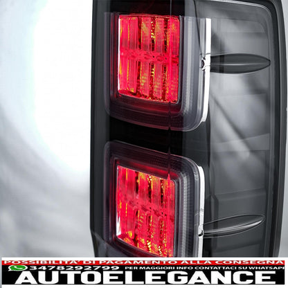 led rear lights suitable for ford ranger (2012-2018) transparent with dynamic sequential direction indicators